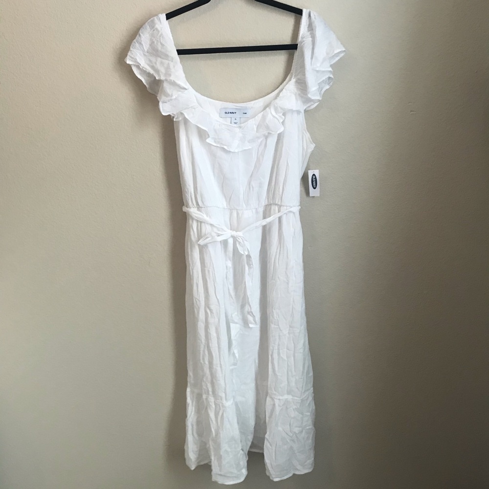 White Cami Midi Dress